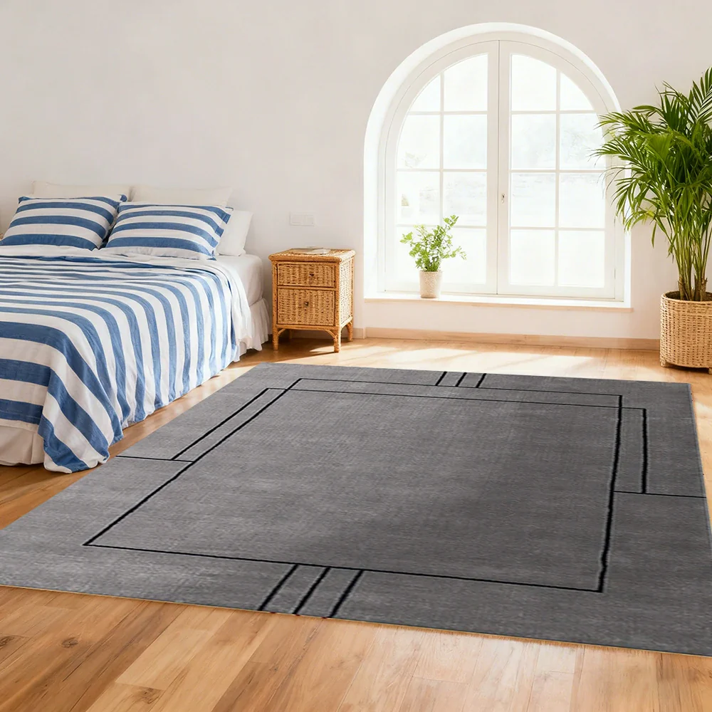 LUXORA 160/200cm Floor Rugs Theme Sophia Sketch Flame Resistant Soft Touch Color Stable Fibre Weave Anti Slip Dual Surface Rug - Image 2