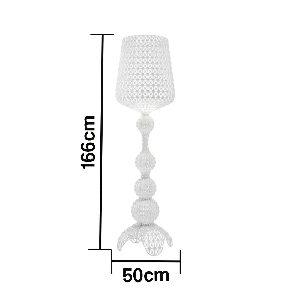 LUXORA Floor Lamp Elegant Ambient Lighting Fabric Shade Sturdy Metal Frame Adjustable Light Direction - White - Image 5