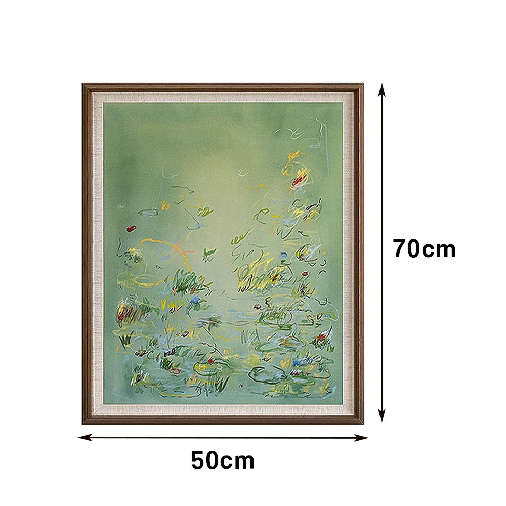 LUXORA Hand-Painted Oil Painting 50/80/120cm - Soft Colour Composition Creating Calm and Harmony in Home Decor - Image 5
