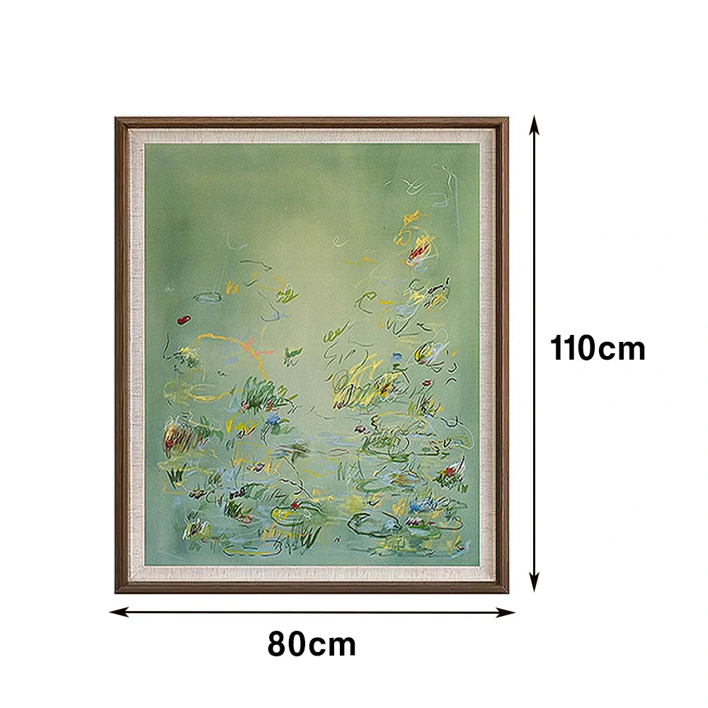 LUXORA Hand-Painted Oil Painting 50/80/120cm - Soft Colour Composition Creating Calm and Harmony in Home Decor - Image 6