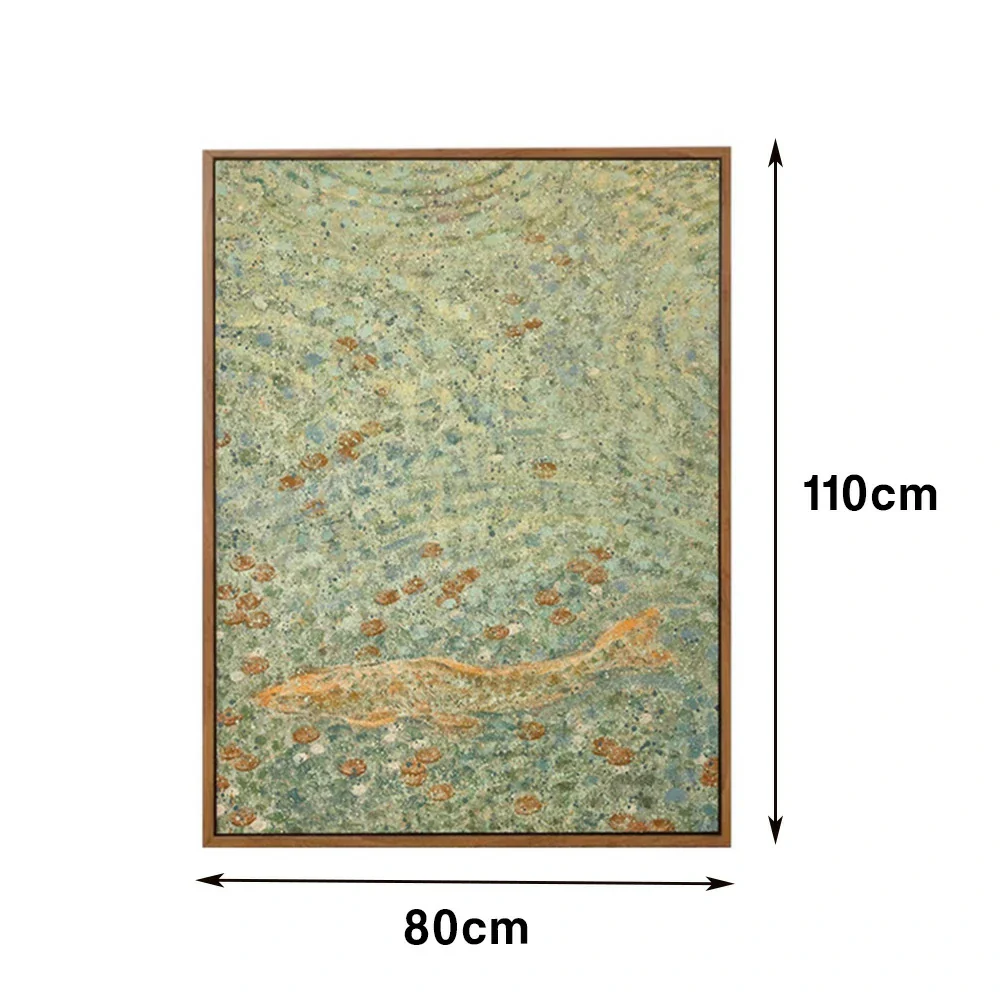 LUXORA Hand-Painted Oil Painting 50/80/120cm - Neutral Hand-Painted Artwork That Adds Calm and Elegance to Any Space - Image 6