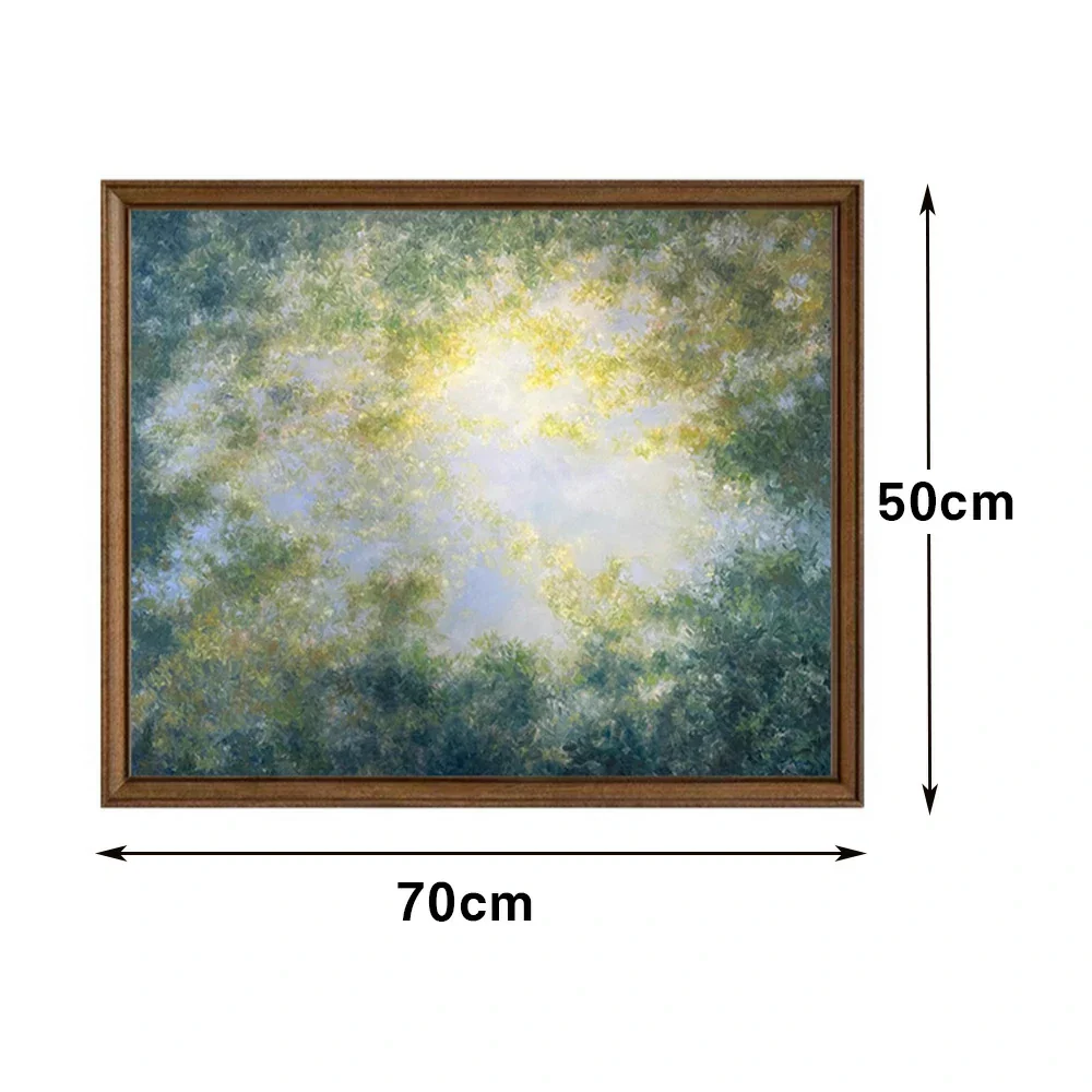 LUXORA Hand-Painted Oil Painting 50/80/120cm - Elegant Abstract Composition with Calm Hues and Smooth Finish - Image 5