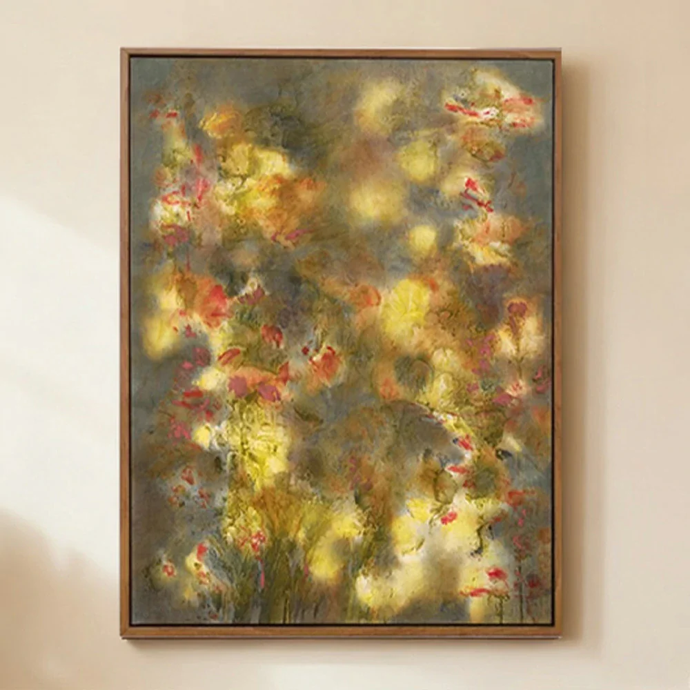 LUXORA Hand-Painted Oil Painting 50/80/120cm - Contemporary Hand-Painted Canvas Enhancing Natural Modern Interiors - Image 3