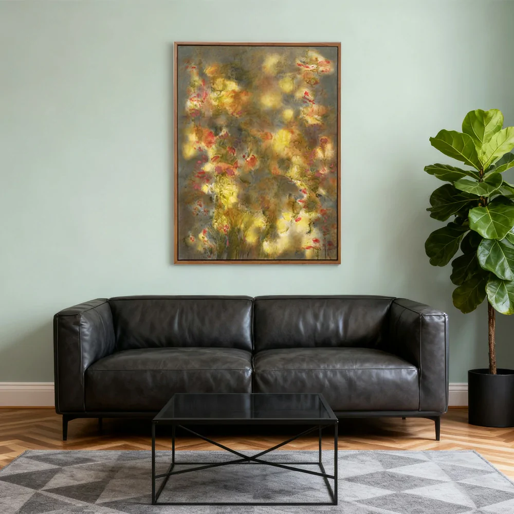 LUXORA Hand-Painted Oil Painting 50/80/120cm - Contemporary Hand-Painted Canvas Enhancing Natural Modern Interiors - Image 4