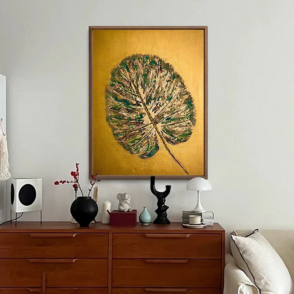 LUXORA Hand-Painted Oil Painting 50/80/120cm - Refined Minimalist Wall Piece Offering Serenity and Balanced Proportion - Image 2