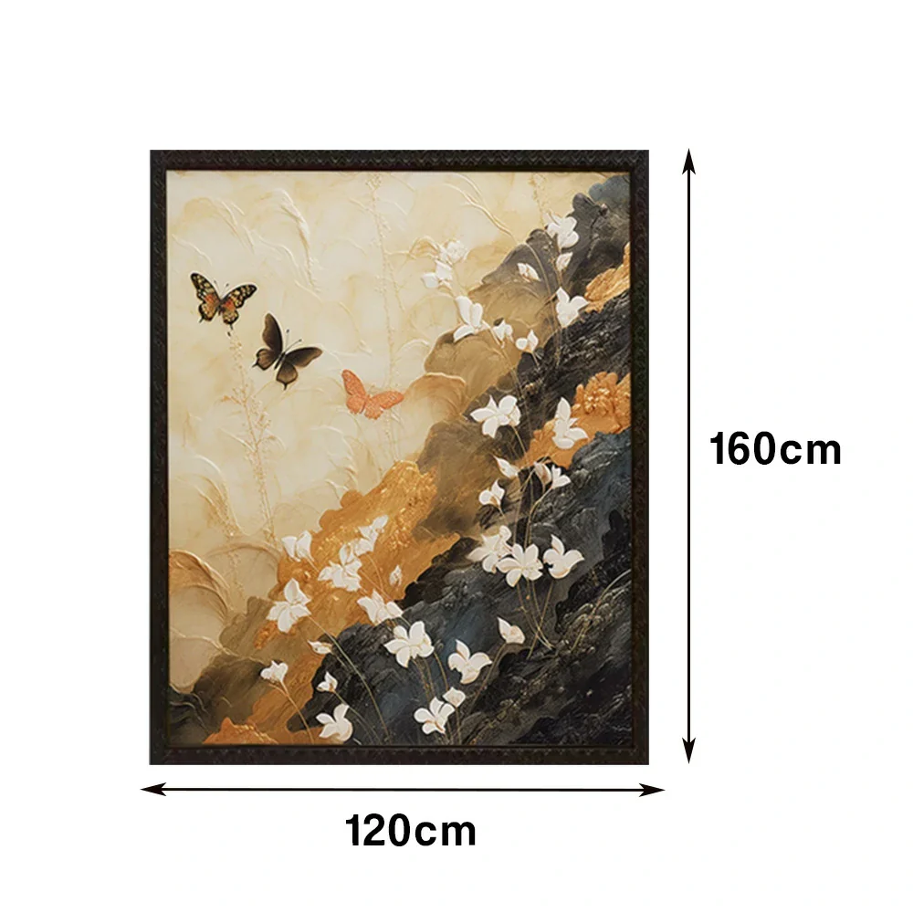 LUXORA Hand-Painted Oil Painting 50/80/120cm - Neutral Wall Painting Creating Subtle Warmth and Stylish Calm - Image 7