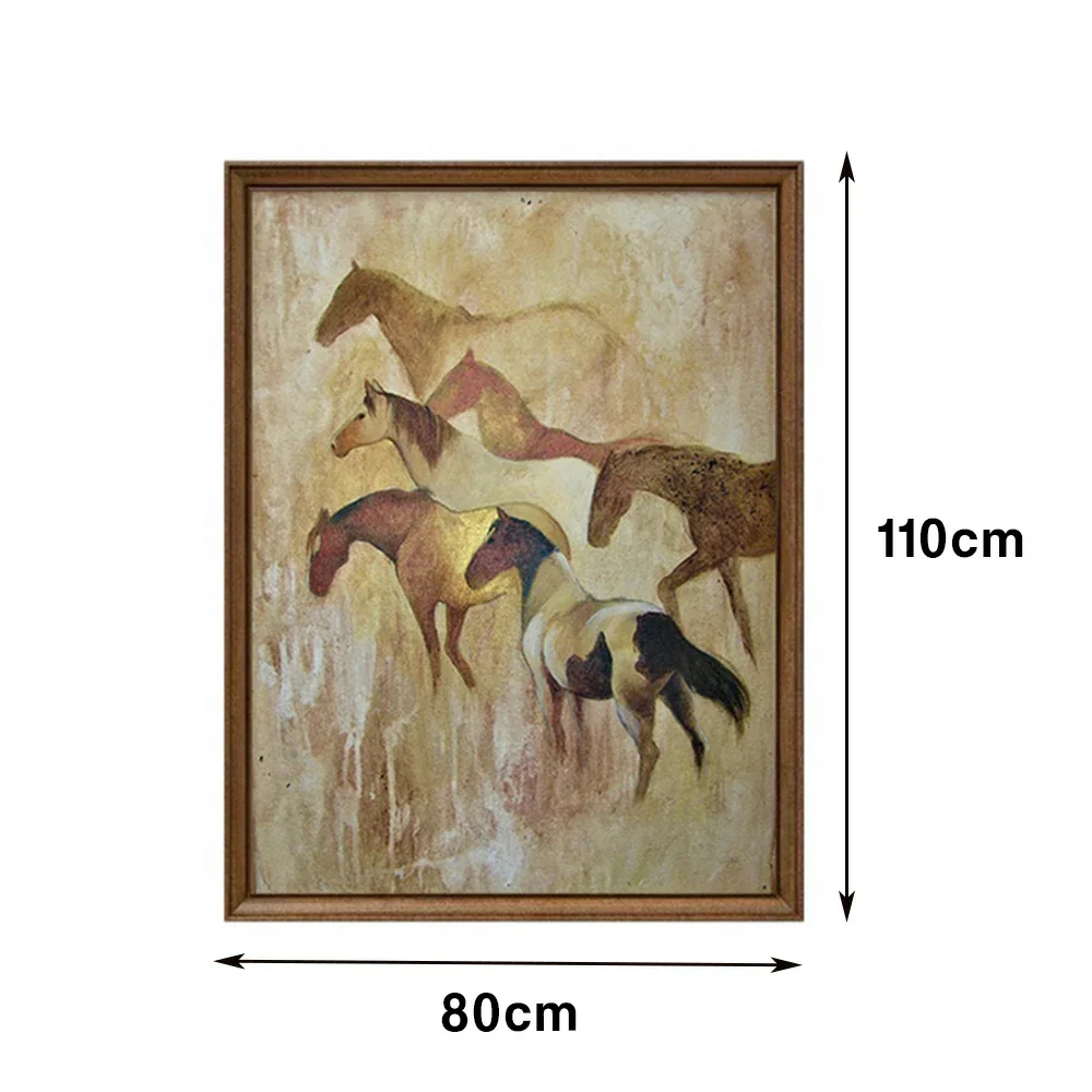 LUXORA Hand-Painted Oil Painting 50/80/120cm - Elegant Canvas Art with Smooth Finish and Simple Contemporary Design - Image 6