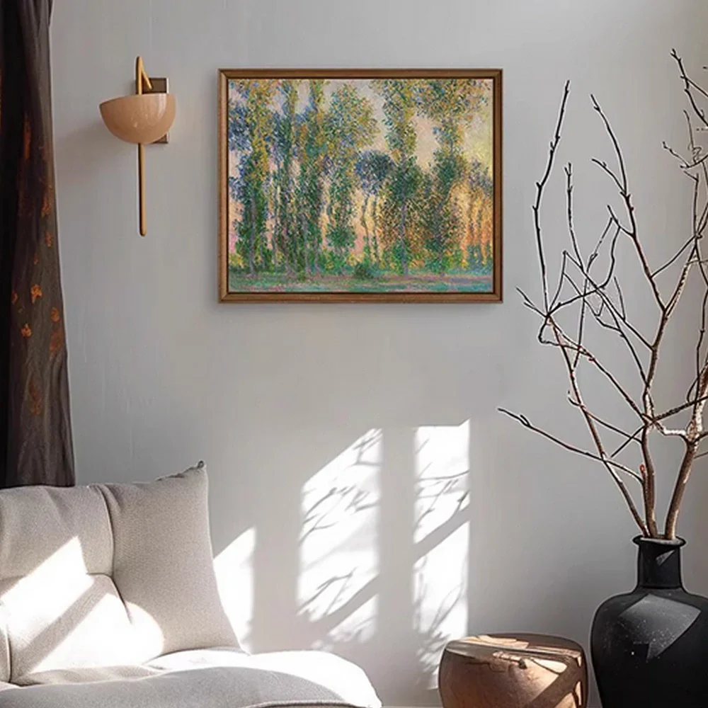 LUXORA Hand-Painted Oil Painting 60/80/100cm - Premium Hand-Painted Piece Designed for Elegant Modern Interiors - Image 4