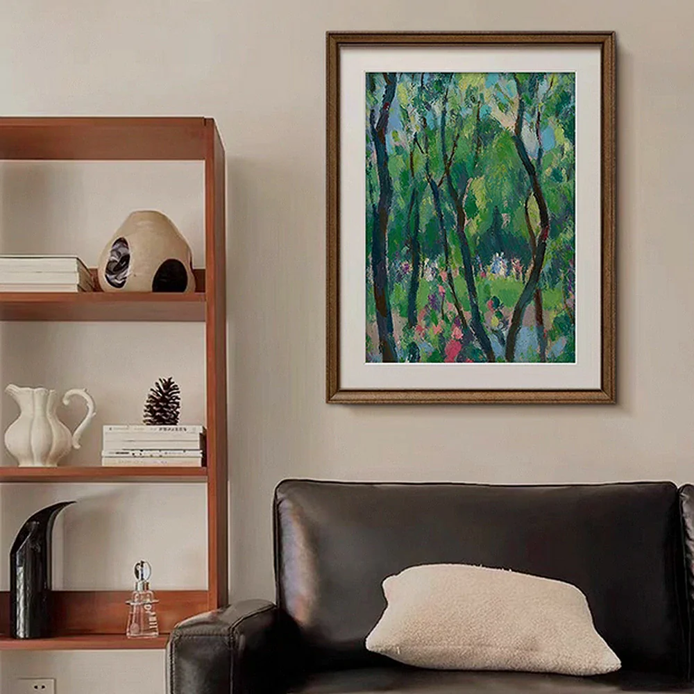 LUXORA Hand-Painted Oil Painting 50/80/120cm - Elegant Abstract Canvas with Muted Palette for a Calm Living Atmosphere - Image 2