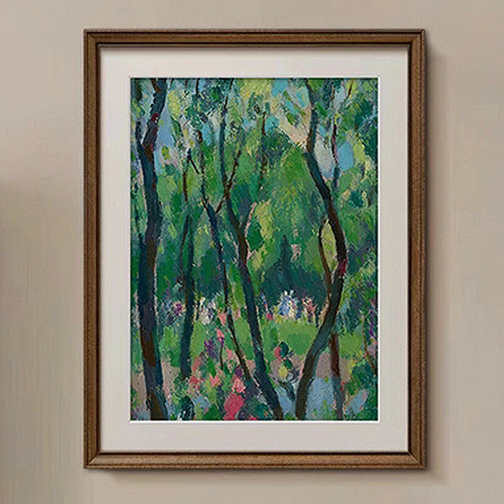 LUXORA Hand-Painted Oil Painting 50/80/120cm - Elegant Abstract Canvas with Muted Palette for a Calm Living Atmosphere - Image 3