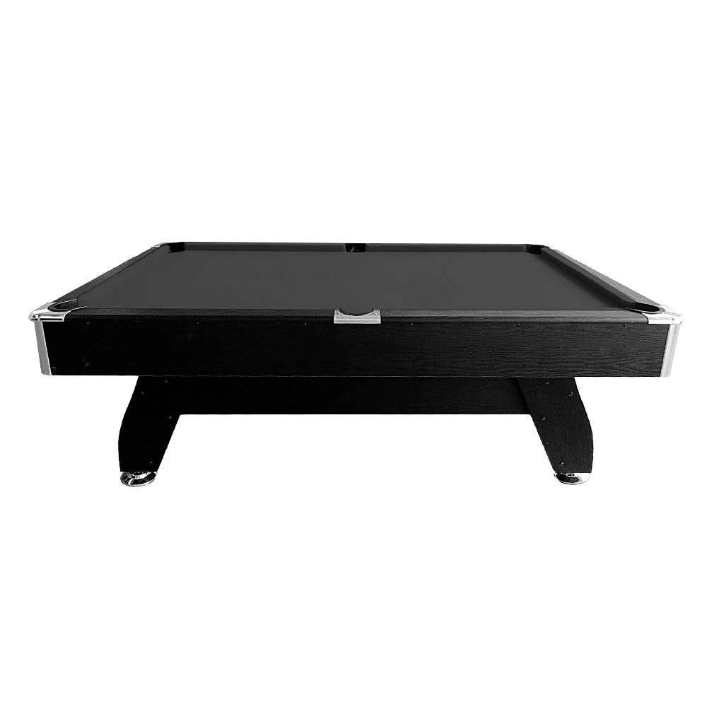 CUETIQ MDF 7FT Pool Snooker Billiard Table With Accessories - Black Felt - Image 3