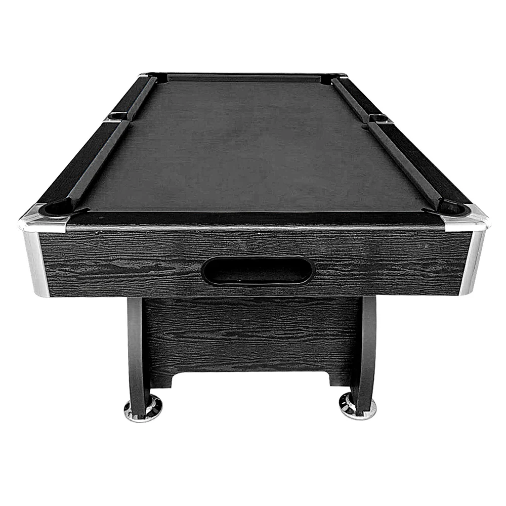 CUETIQ MDF 7FT Pool Snooker Billiard Table With Accessories - Black Felt - Image 6