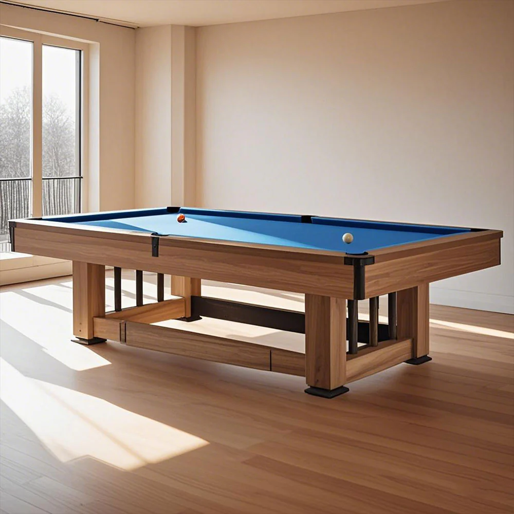 CUETIQ P054 7FT MDF Pool Table Billiard Table Wood Color - Image 4