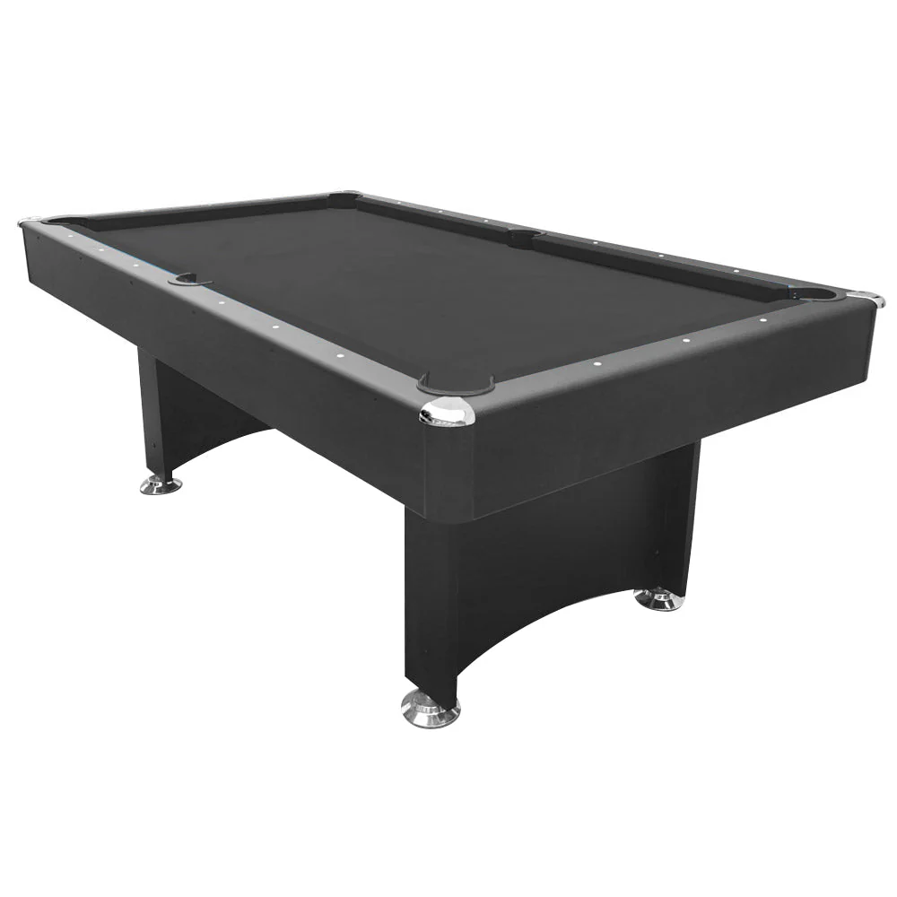 CUETIQ 7FT Modern Design Pool Table Snooker Billiard Table Black Frame With Free Accessories - Image 10