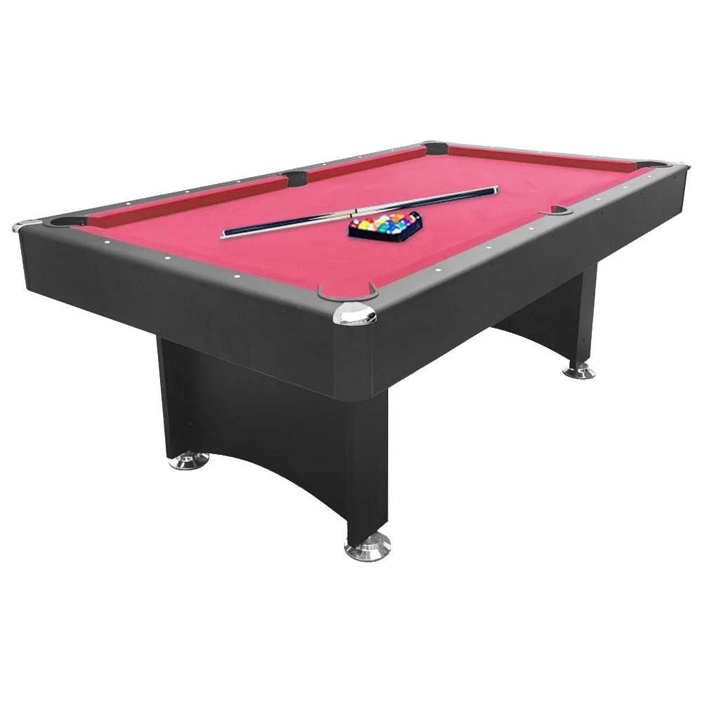 CUETIQ 7FT Modern Design Pool Table Snooker Billiard Table Black Frame With Free Accessories - Image 12