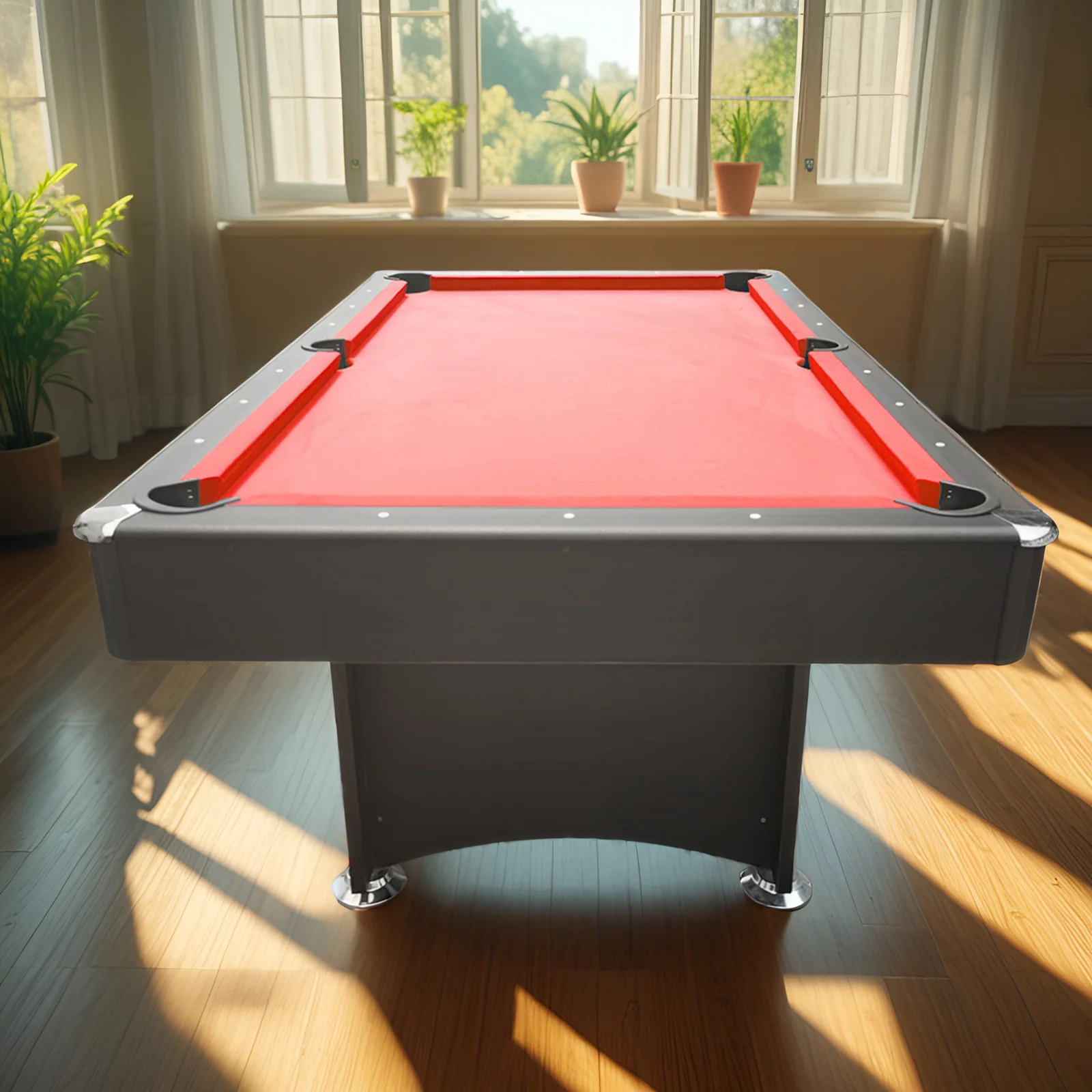 CUETIQ 7FT Modern Design Pool Table Snooker Billiard Table Black Frame With Free Accessories - Image 15