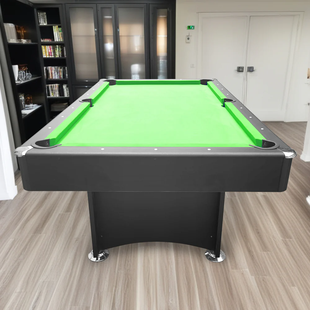 CUETIQ 7FT Modern Design Pool Table Snooker Billiard Table Black Frame With Free Accessories - Image 4