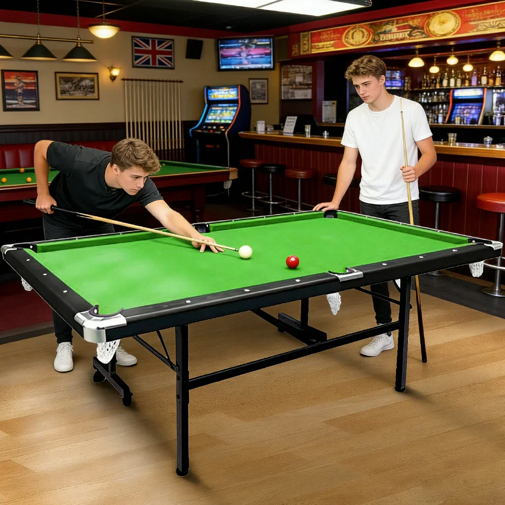 CUETIQ 7FT Foldable Pool Table Billiard Table Free Accessory For Small Room - Image 14