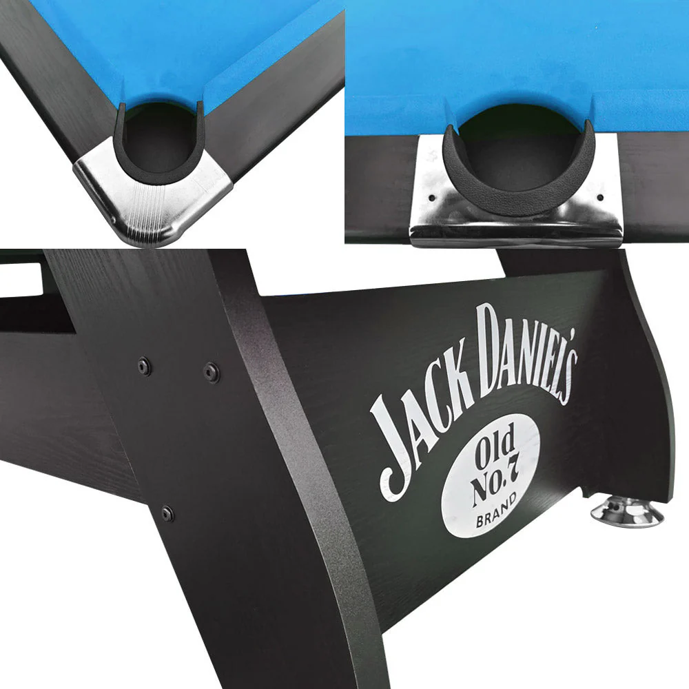 CUETIQ JD LOGO 7FT MDF Pool Snooker Billiards Table Free Accessory - Image 15
