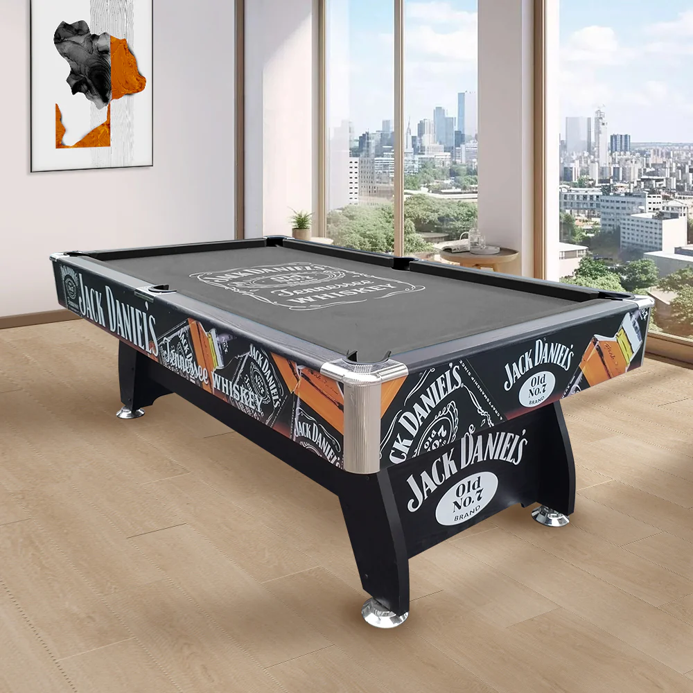 CUETIQ JD LOGO 7FT MDF Pool Snooker Billiards Table Free Accessory - Image 21