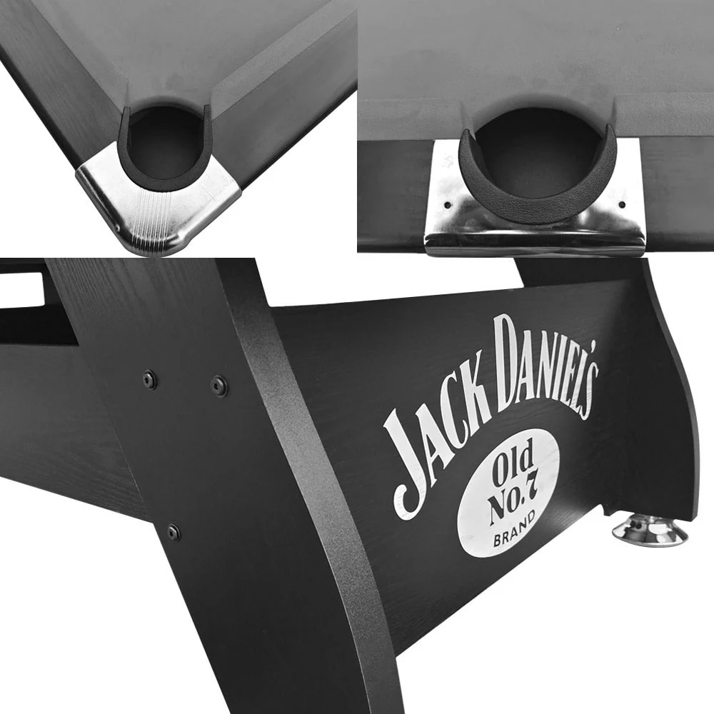 CUETIQ JD LOGO 7FT MDF Pool Snooker Billiards Table Free Accessory - Image 23