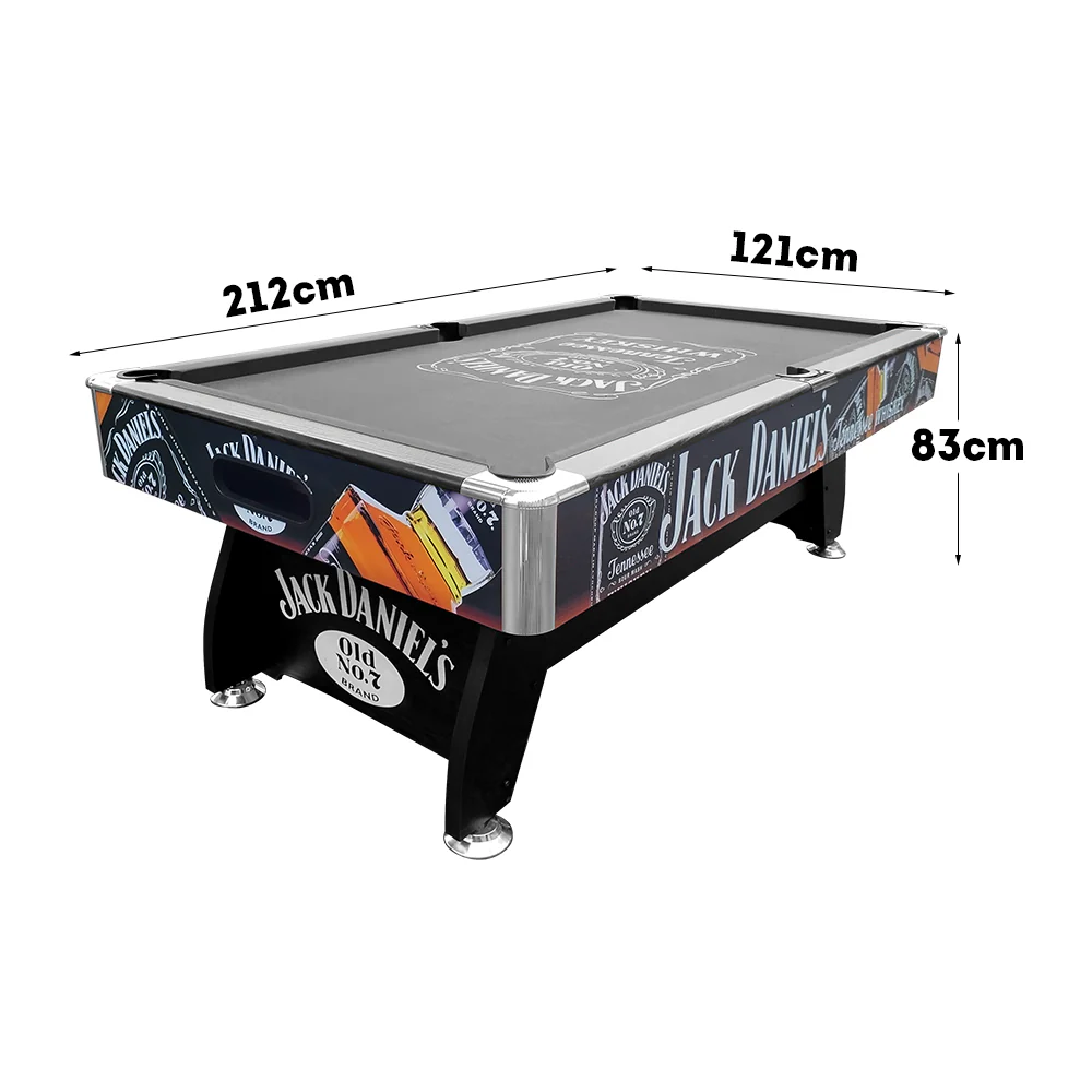 CUETIQ JD LOGO 7FT MDF Pool Snooker Billiards Table Free Accessory - Image 29