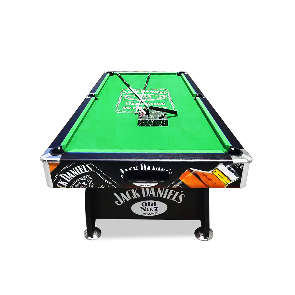 CUETIQ JD LOGO 7FT MDF Pool Snooker Billiards Table Free Accessory - Image 35