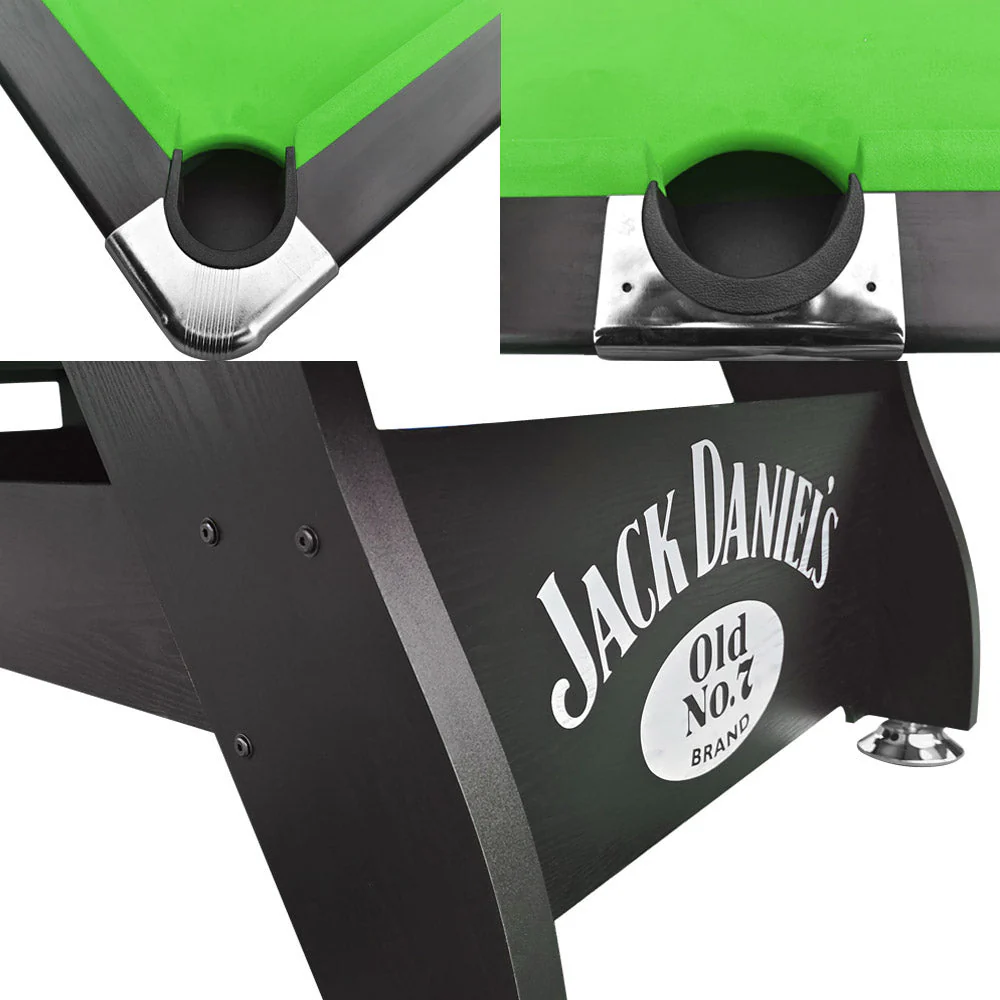 CUETIQ JD LOGO 7FT MDF Pool Snooker Billiards Table Free Accessory - Image 38