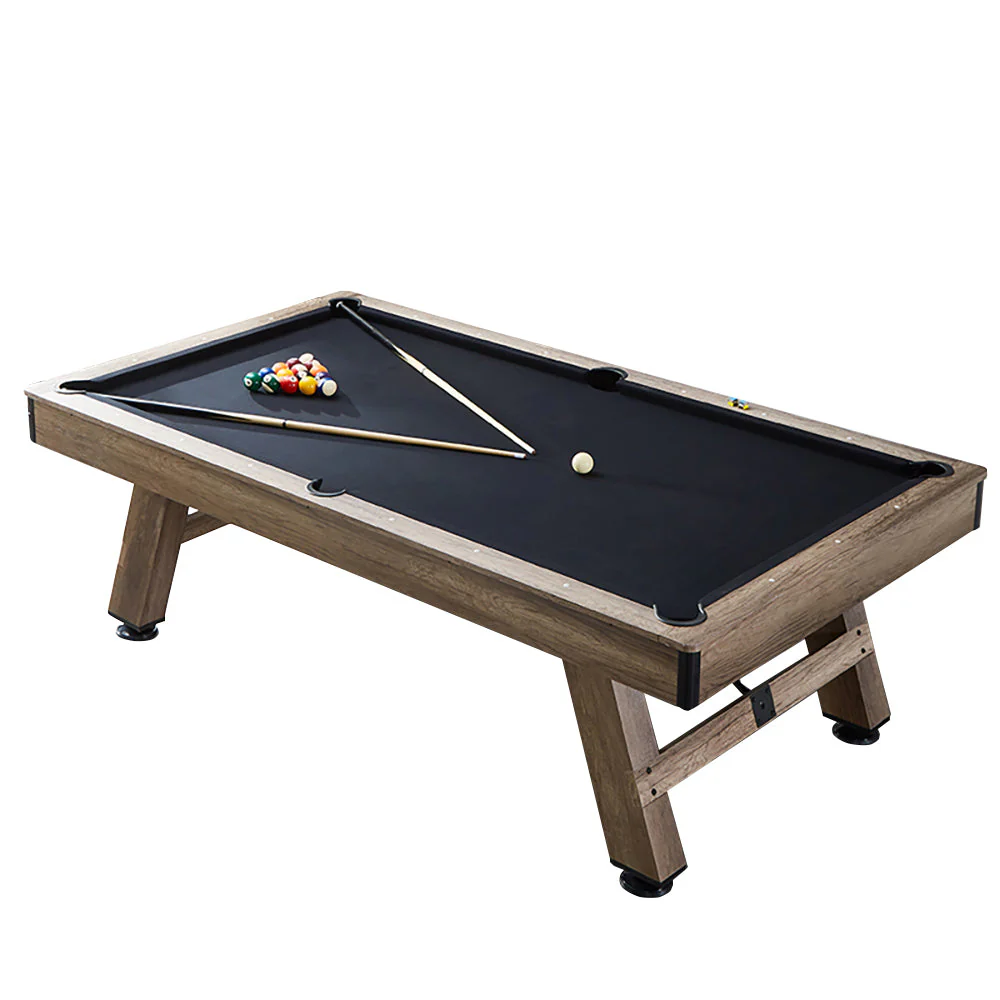 CUETIQ LM 7FT Billiards / MDF Pool / Snooker Table Black Felt Silver Mist Frame Free Gift - Image 6