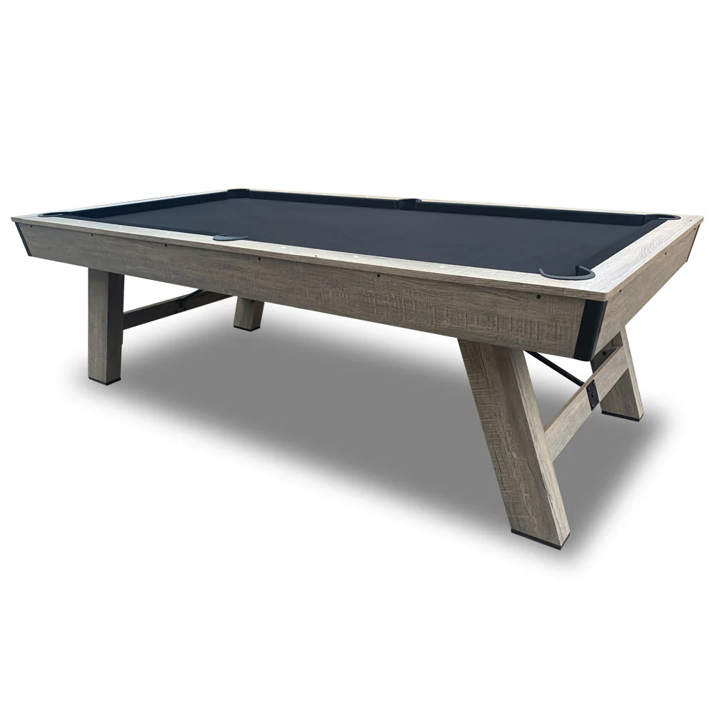 CUETIQ LM 7FT Billiards / MDF Pool / Snooker Table Black Felt Silver Mist Frame Free Gift - Image 9