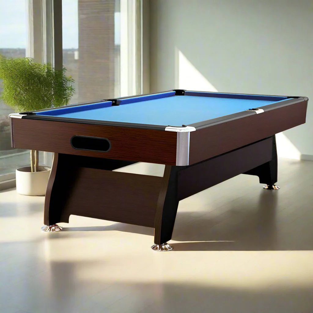 CUETIQ 7FT MDF Pool Snooker Billiard Table Accessories Pack Home Game Room Play (P004)-Walnut - Image 9