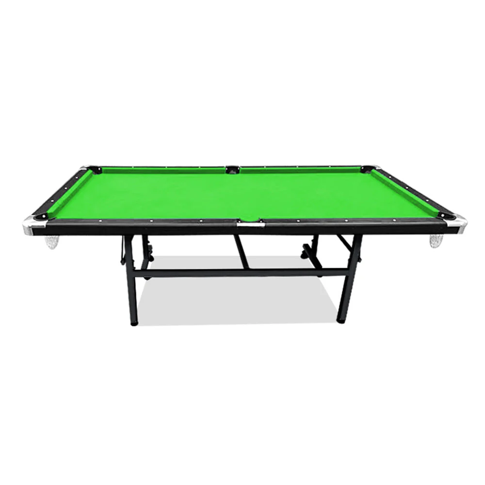 CUETIQ 8FT Foldable Pool Table Blue/Red/Green/Black Felt Billiard Table Free Accessory for Small Room - Image 15