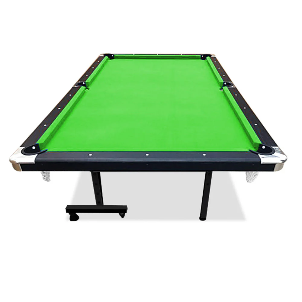CUETIQ 8FT Foldable Pool Table Blue/Red/Green/Black Felt Billiard Table Free Accessory for Small Room - Image 16