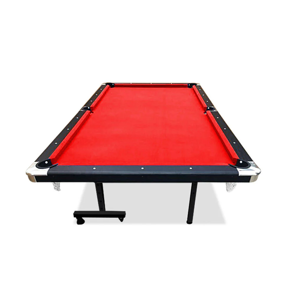 CUETIQ 8FT Foldable Pool Table Blue/Red/Green/Black Felt Billiard Table Free Accessory for Small Room - Image 21