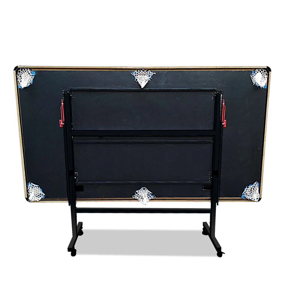 CUETIQ 8FT Foldable Pool Table Blue/Red/Green/Black Felt Billiard Table Free Accessory for Small Room - Image 9