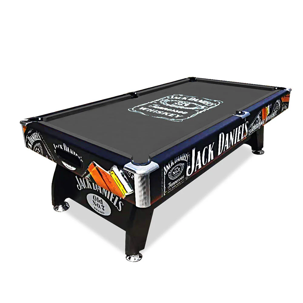 CUETIQ JD LOGO 8FT MDF Pool Snooker Billiards Table Free Accessory - Image 13