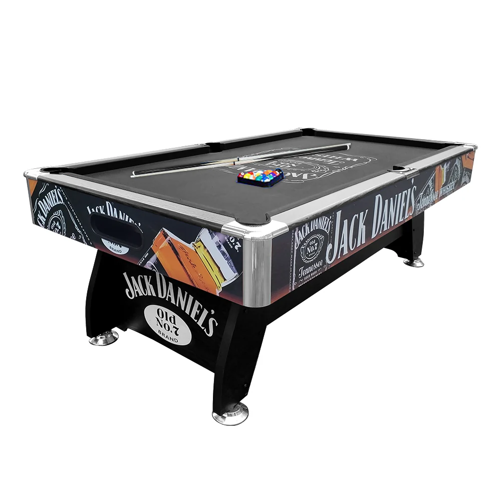 CUETIQ JD LOGO 8FT MDF Pool Snooker Billiards Table Free Accessory - Image 14