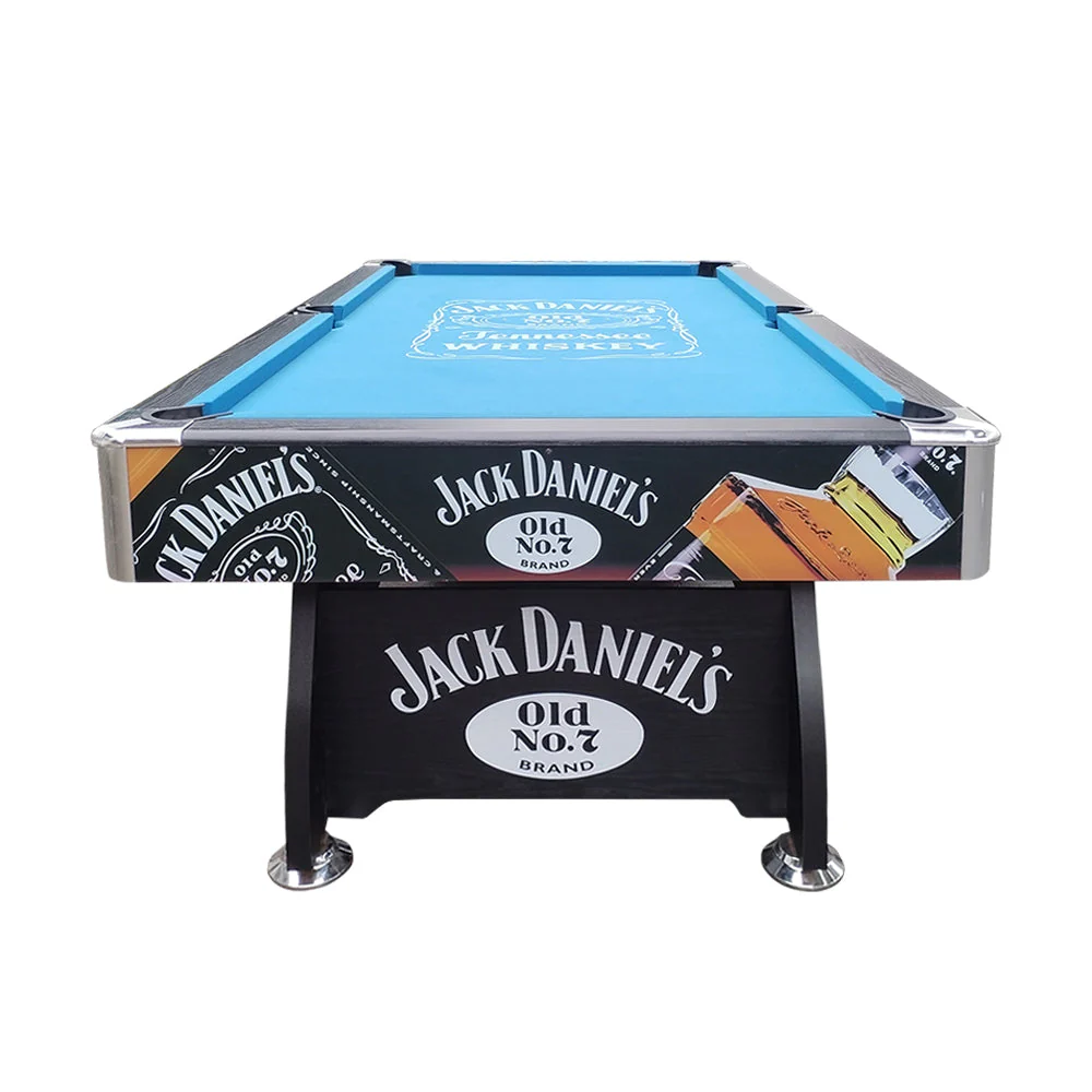 CUETIQ JD LOGO 8FT MDF Pool Snooker Billiards Table Free Accessory - Image 22