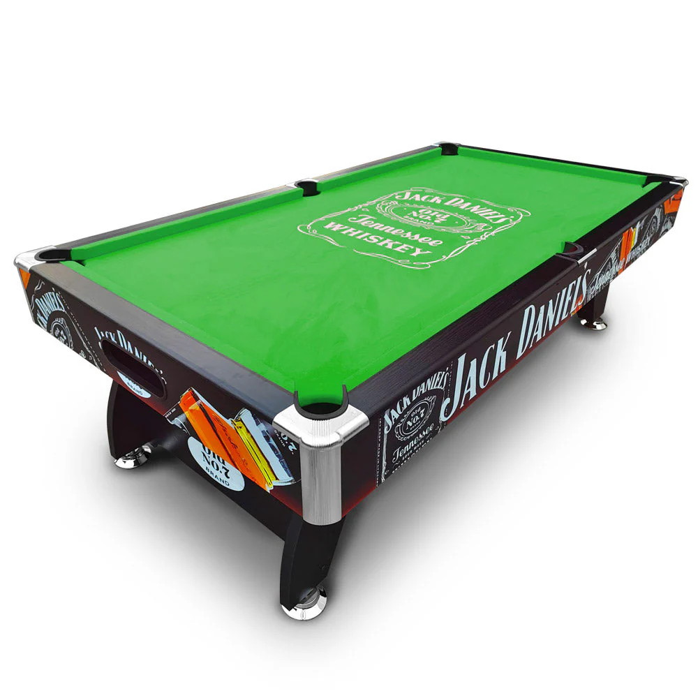 CUETIQ JD LOGO 8FT MDF Pool Snooker Billiards Table Free Accessory - Image 24
