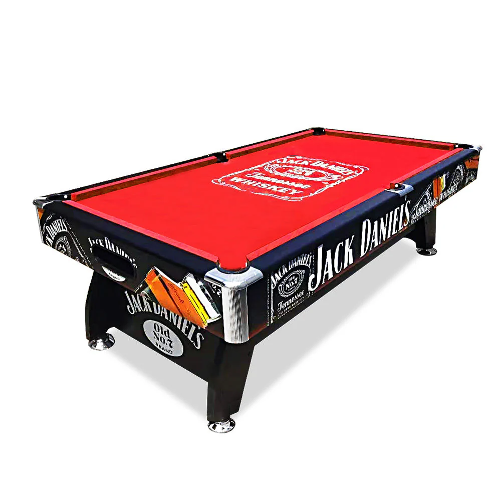 CUETIQ JD LOGO 8FT MDF Pool Snooker Billiards Table Free Accessory - Image 25