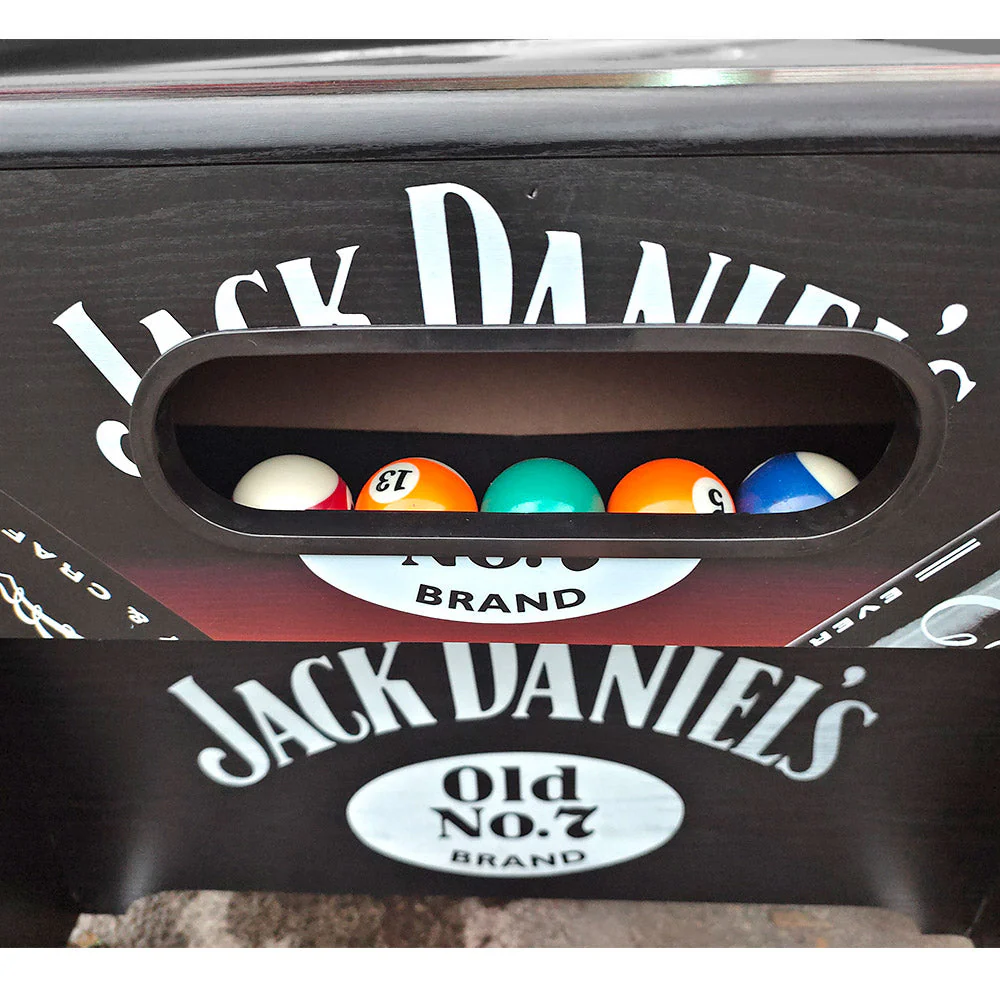 CUETIQ JD LOGO 8FT MDF Pool Snooker Billiards Table Free Accessory - Image 8