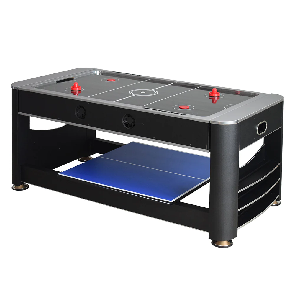 VERSA 6FT MDF 3-IN-1 Pool Table/Table Tennis Table/Air Hockey Black Frame - Image 8