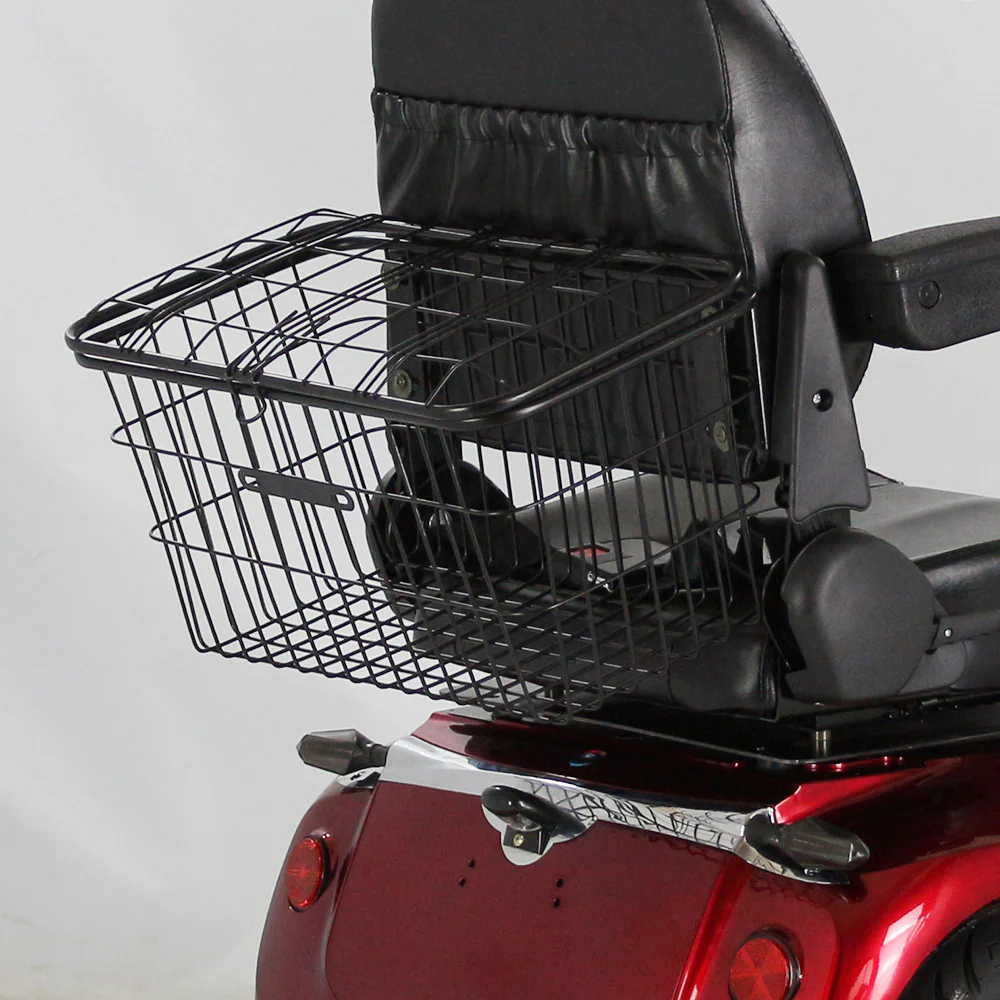 ROLLUX JCD414 500W 48V 20Ah Mobility Scooter Foldable Seat High Weight Capacity - Red - Image 6