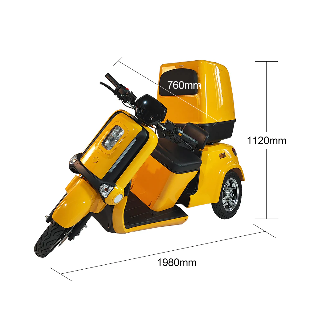 ROLLUX E2A 1000W 72V 32AH 3 Wheels Mobility Scooter 120KG Weight Capacity - Image 5