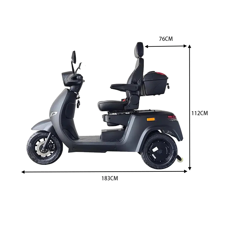 ROLLUX E3 Dual Motors 1600W 3 Wheel Mobile Scooter /Upgraded Version-With Box - Image 10