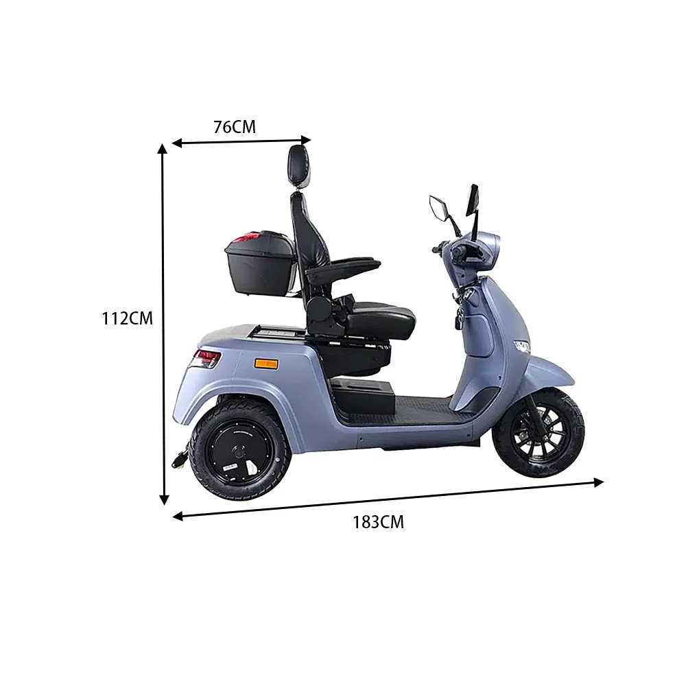 ROLLUX E3 Dual Motors 1600W 3 Wheel Mobile Scooter /Upgraded Version-With Box - Image 5