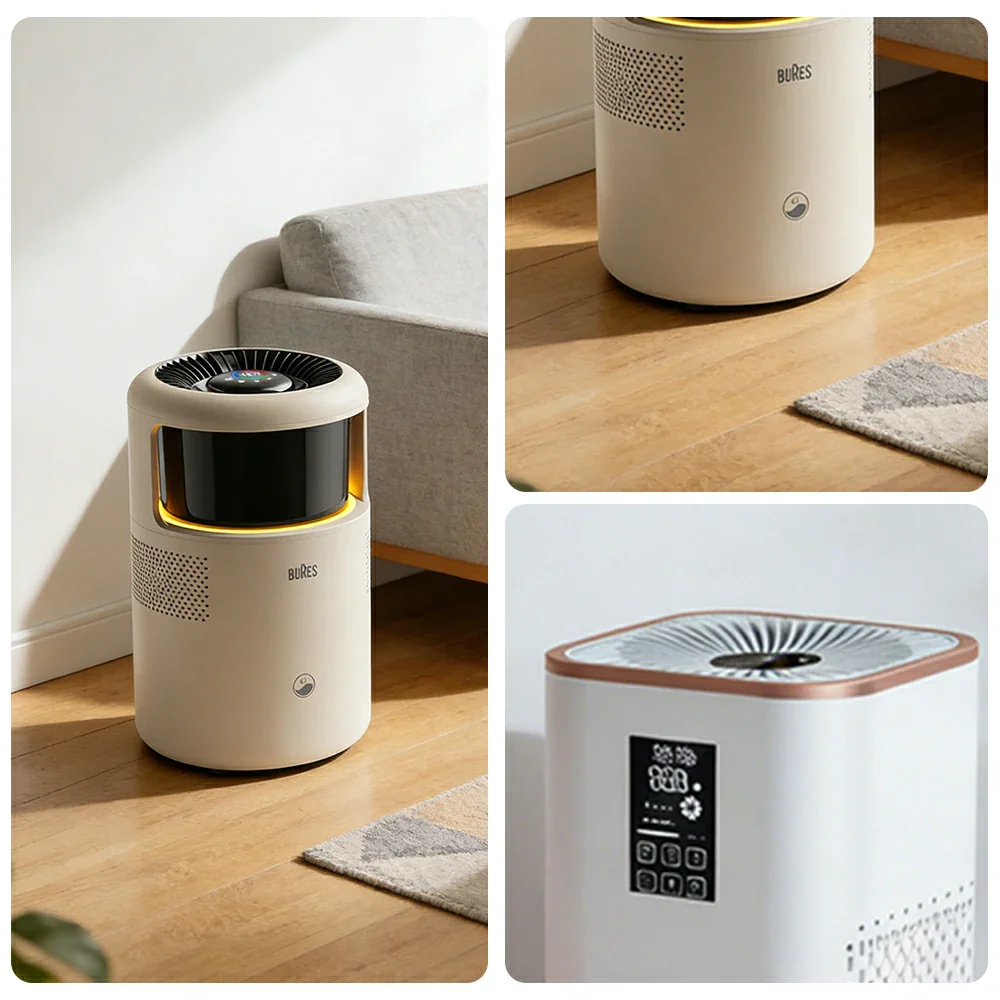 NEVORA Smart AI Humidifier - WiFi Control, 400ml/h Fast Humidification, Ultra Quiet for Baby, Sterilisation Design - Cream White - Image 3