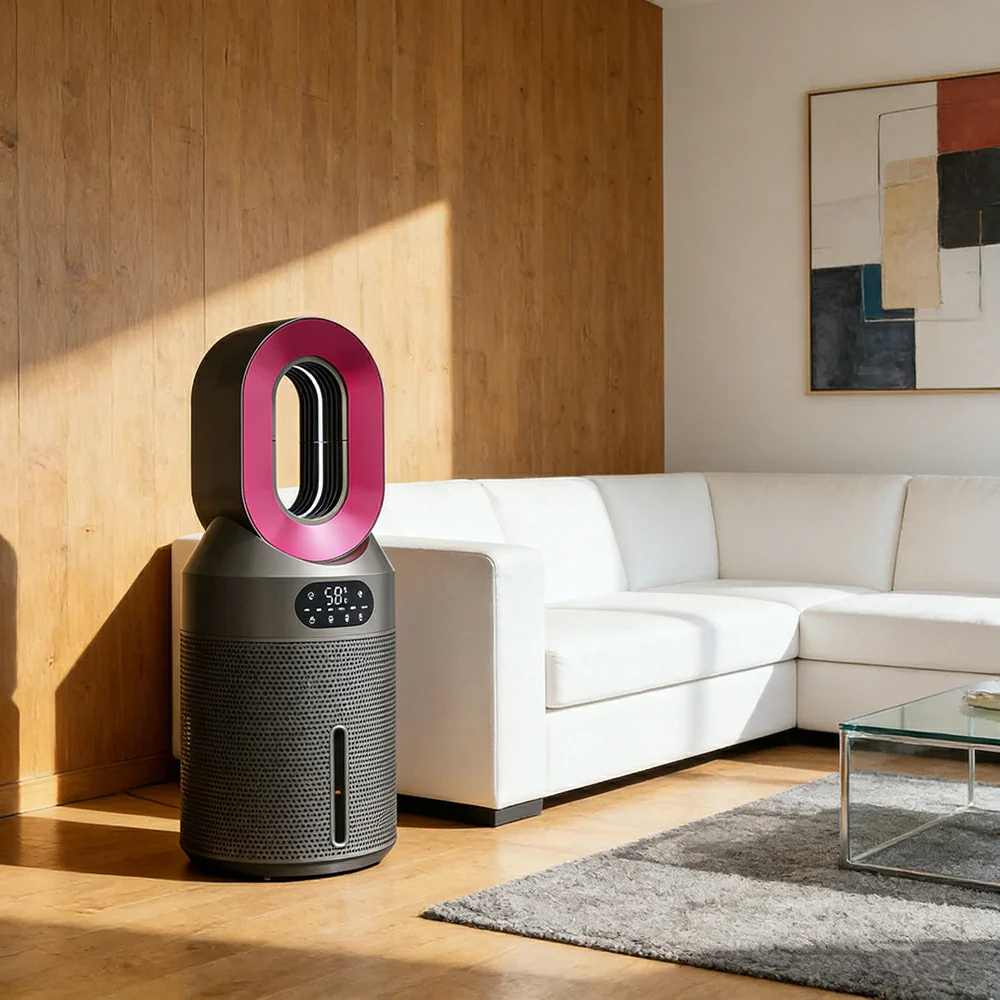 NEVORA Mist-Free Humidifier AI Smart Humidity Control, 900ml/h Fast Moisture, Ultra Quiet for Baby - Purple - Image 2
