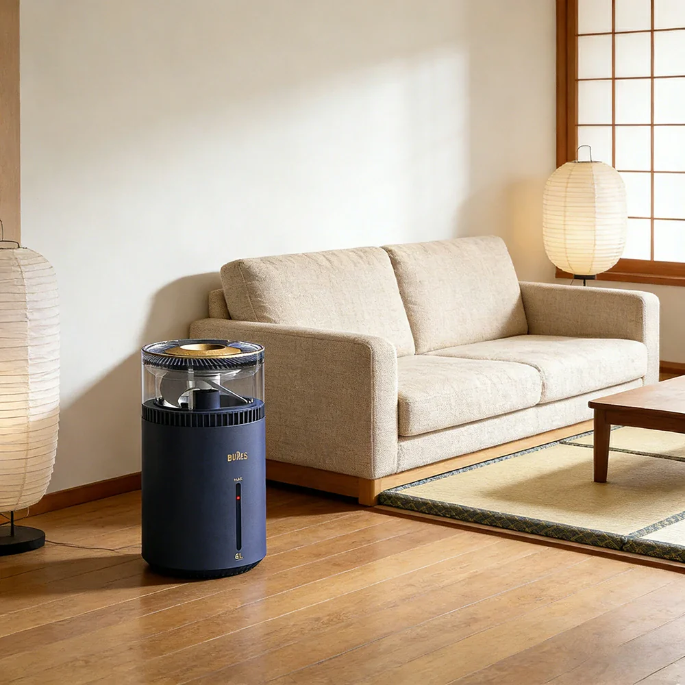 NEVORA Pure Mist-Free Humidifier - Sterilising Design, Healthy Air Moisture, Quiet Operation for Sensitive Users - Blue - Image 4