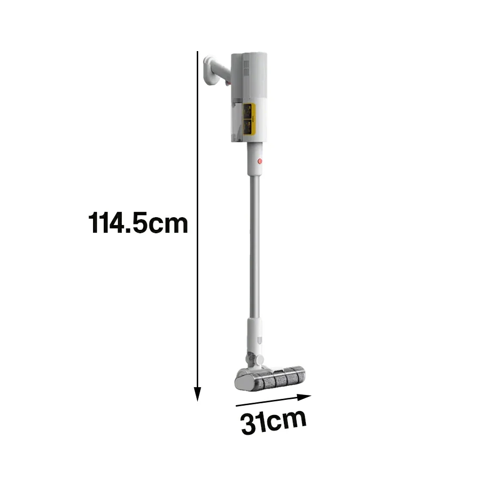 NEVORA Cordless Vacuum Cleaner with 17kPa Suction Brushless Motor Soft Roller and LED Headlight - Image 5